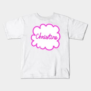 Christine. Female name. Kids T-Shirt